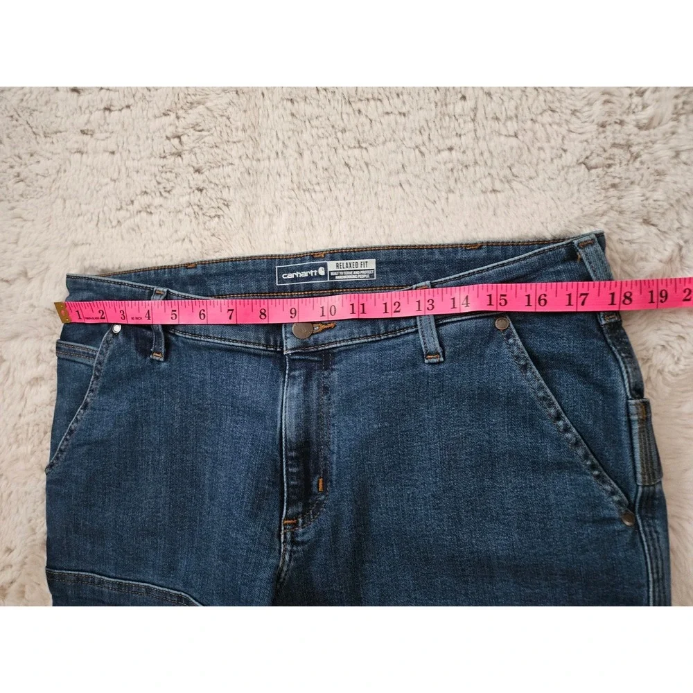NWT Carhartt Rugged Flex Relaxed Fit Double-Front Work Jeans Size 14 Regular